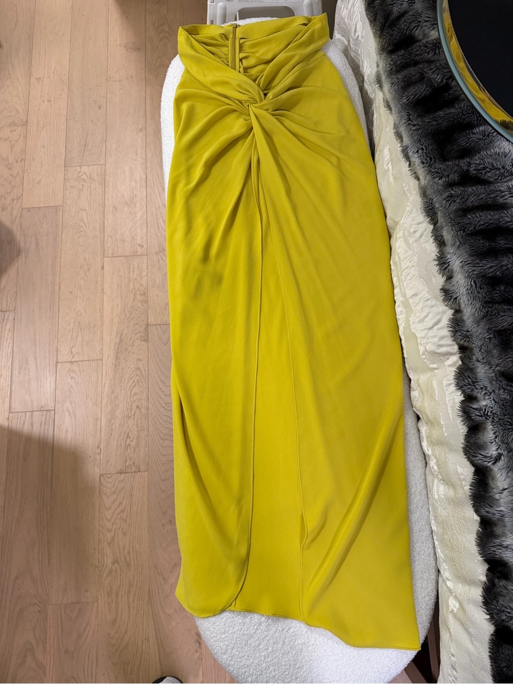 LAPOINTE Crepe Twist Front Sarong Skirt - One of a Kind!